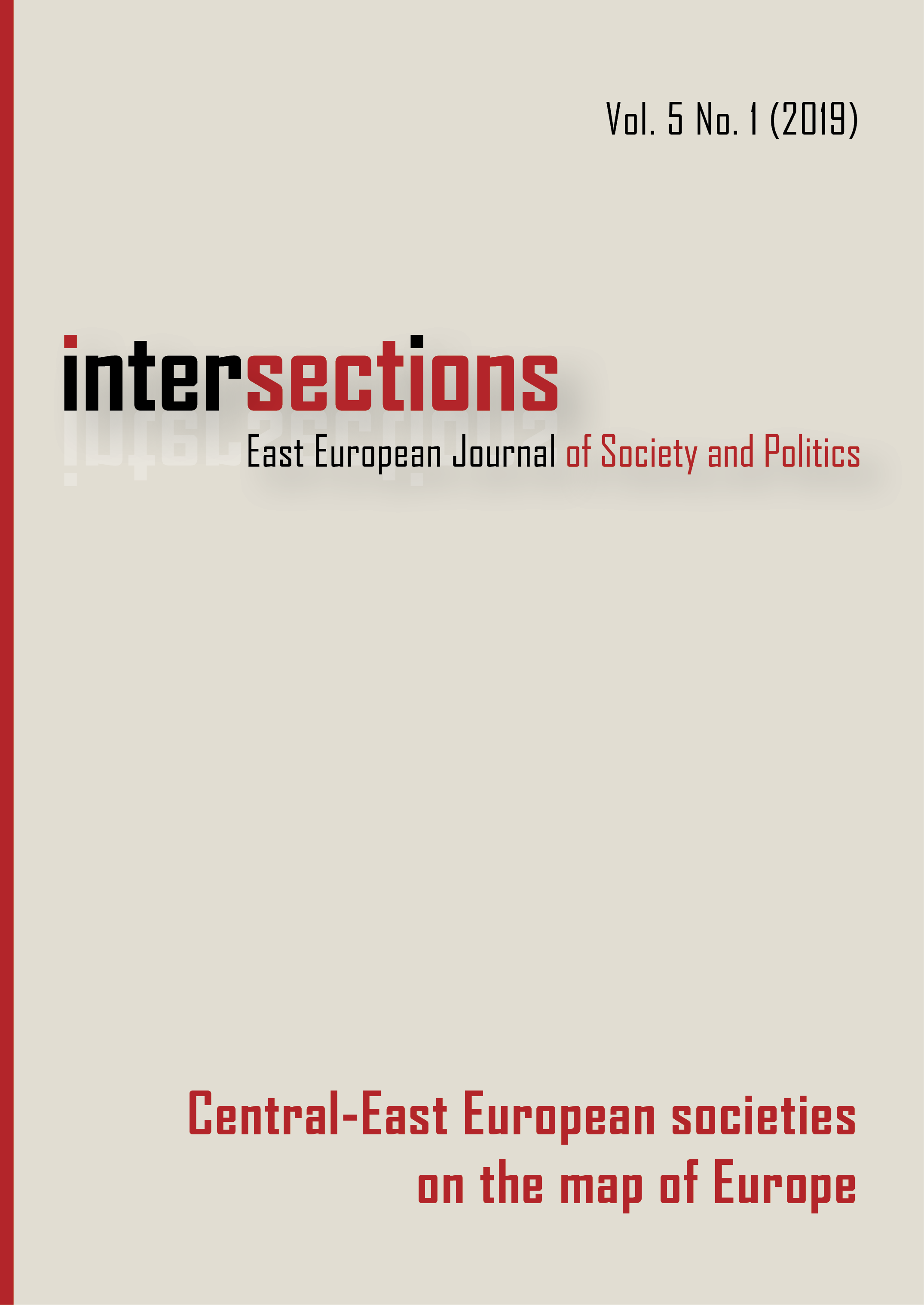 					View Vol. 5 No. 1 (2019): Central-East European societies on the map of Europe
				